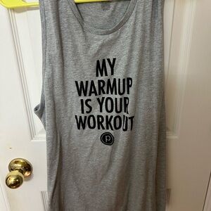 Pure Barre Gray Muscle Tee